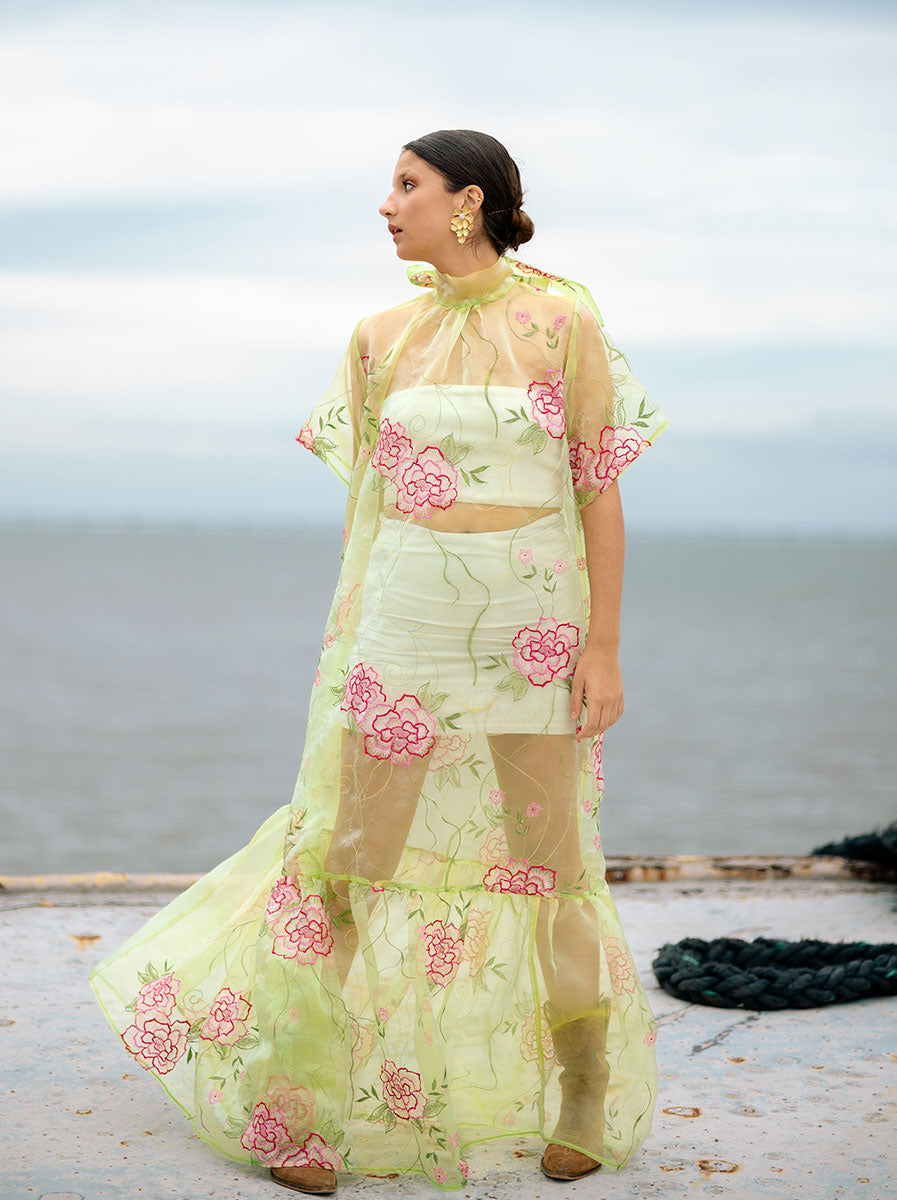 VESTIDO SECOND SKIN | FLORES