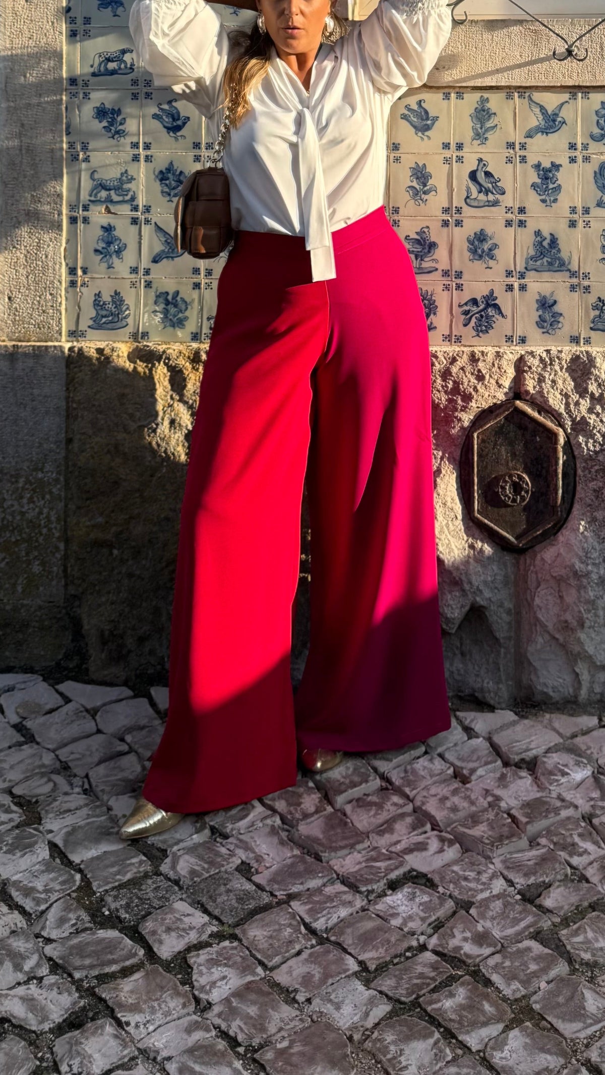 ENCOMENDA Calças Vera (Encarnadas&Rosa)