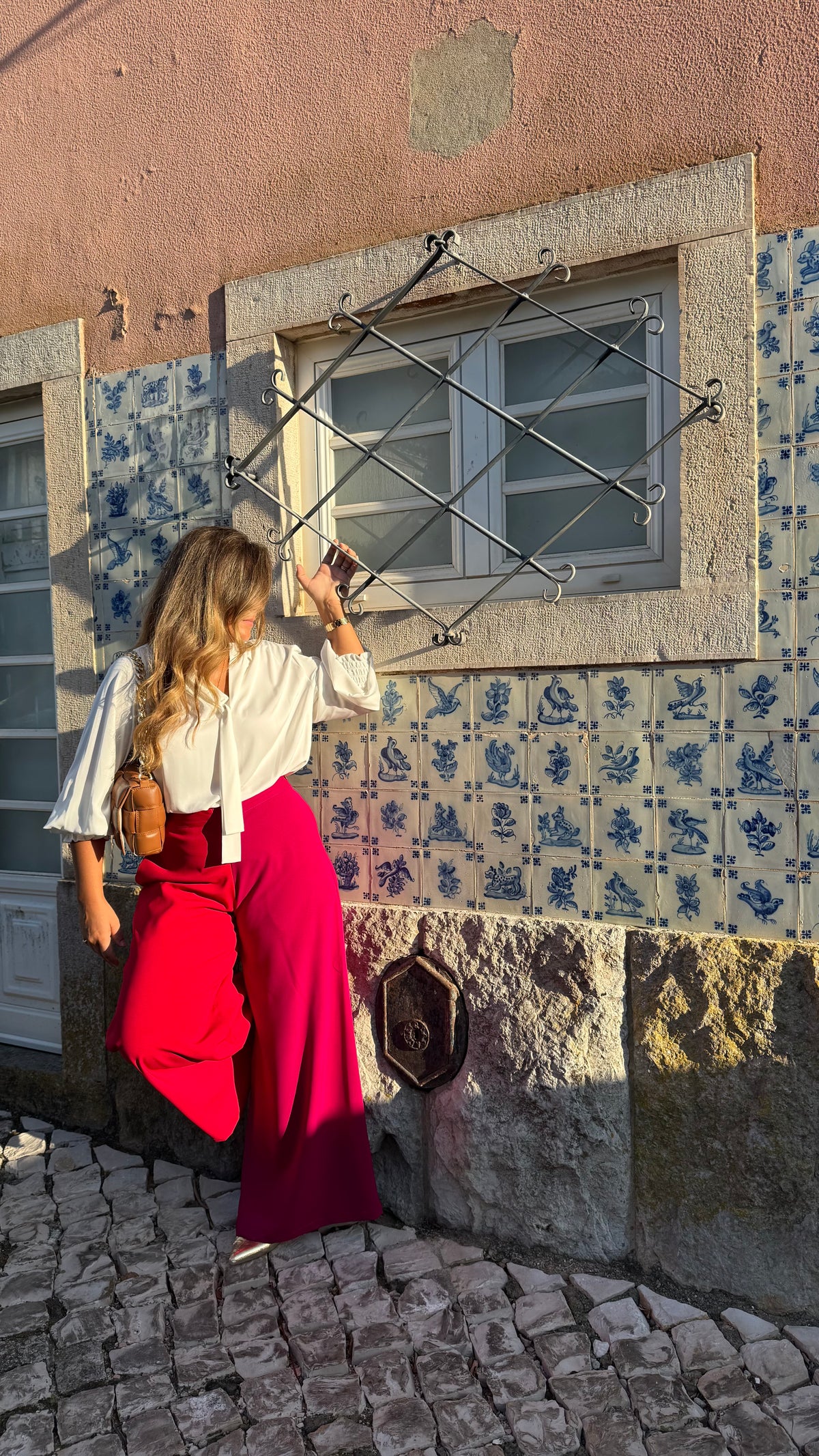 ENCOMENDA Calças Vera (Encarnadas&Rosa)