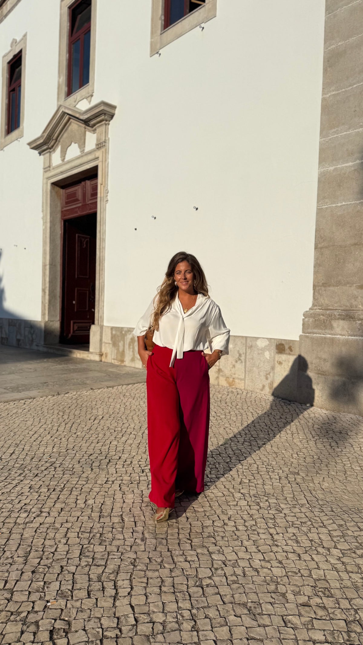 ENCOMENDA Calças Vera (Encarnadas&Rosa)