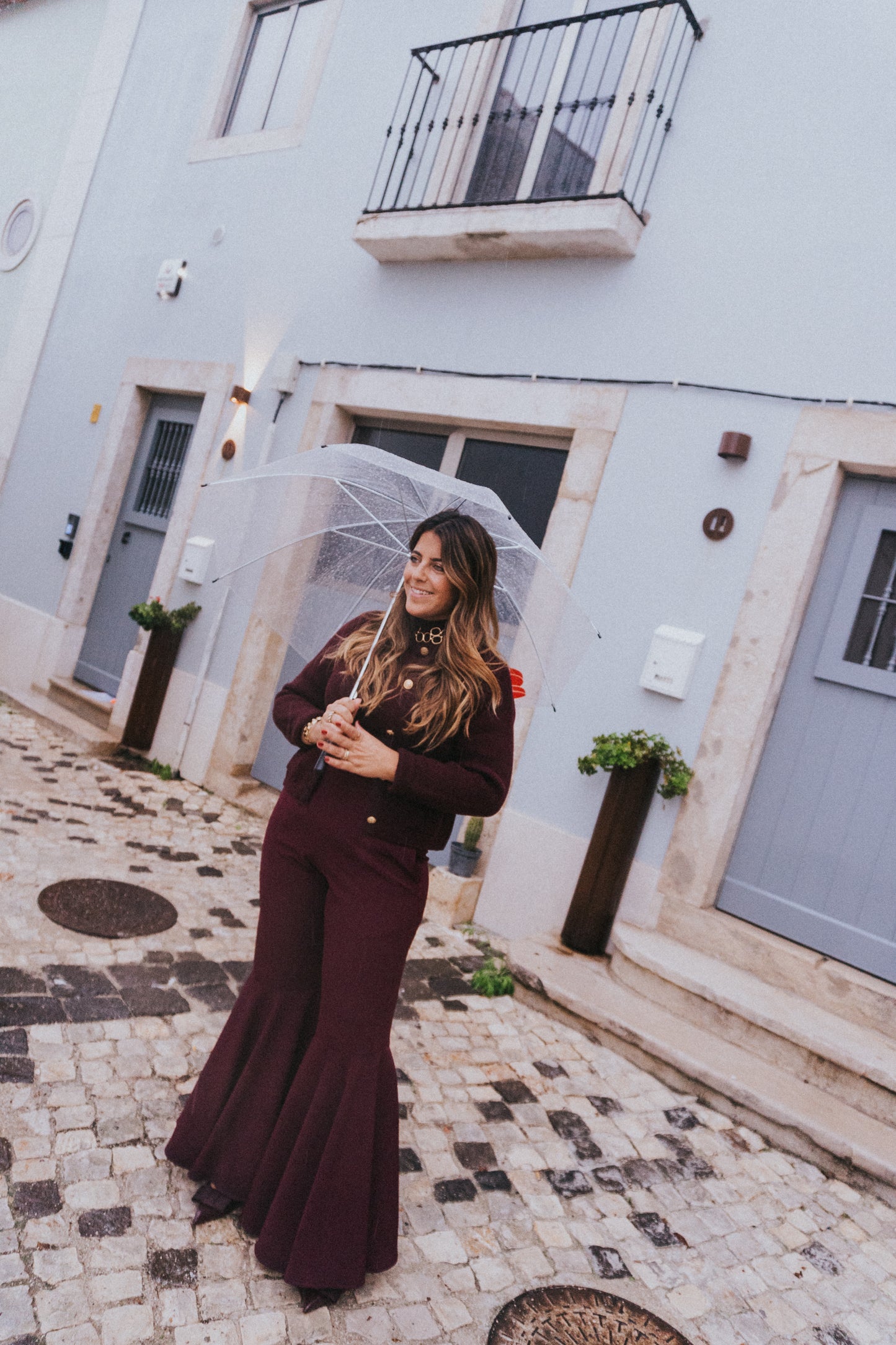 PRÉ-VENDA CALÇAS FILIPA | COR DE VINHO