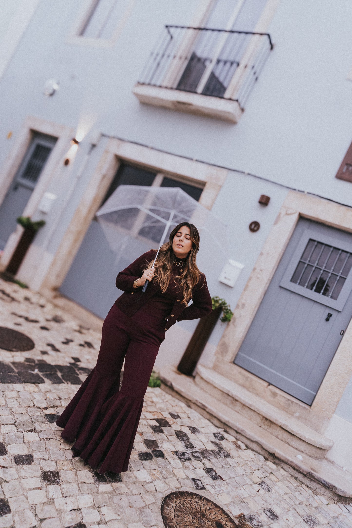 PRÉ-VENDA CALÇAS FILIPA | COR DE VINHO