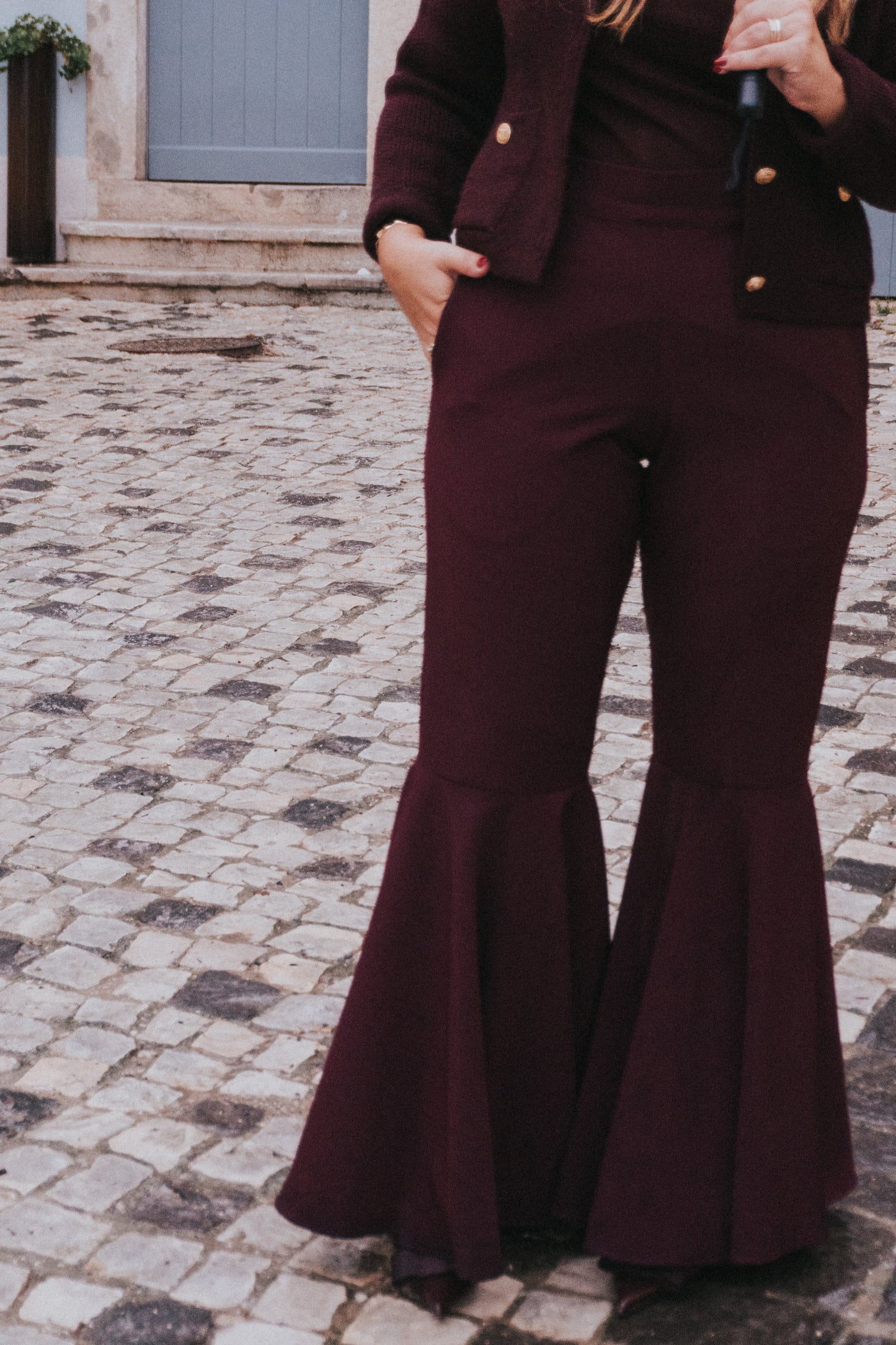 PRÉ-VENDA CALÇAS FILIPA | COR DE VINHO