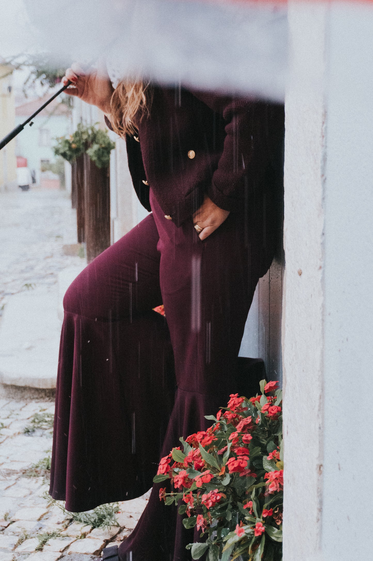 PRÉ-VENDA CALÇAS FILIPA | COR DE VINHO