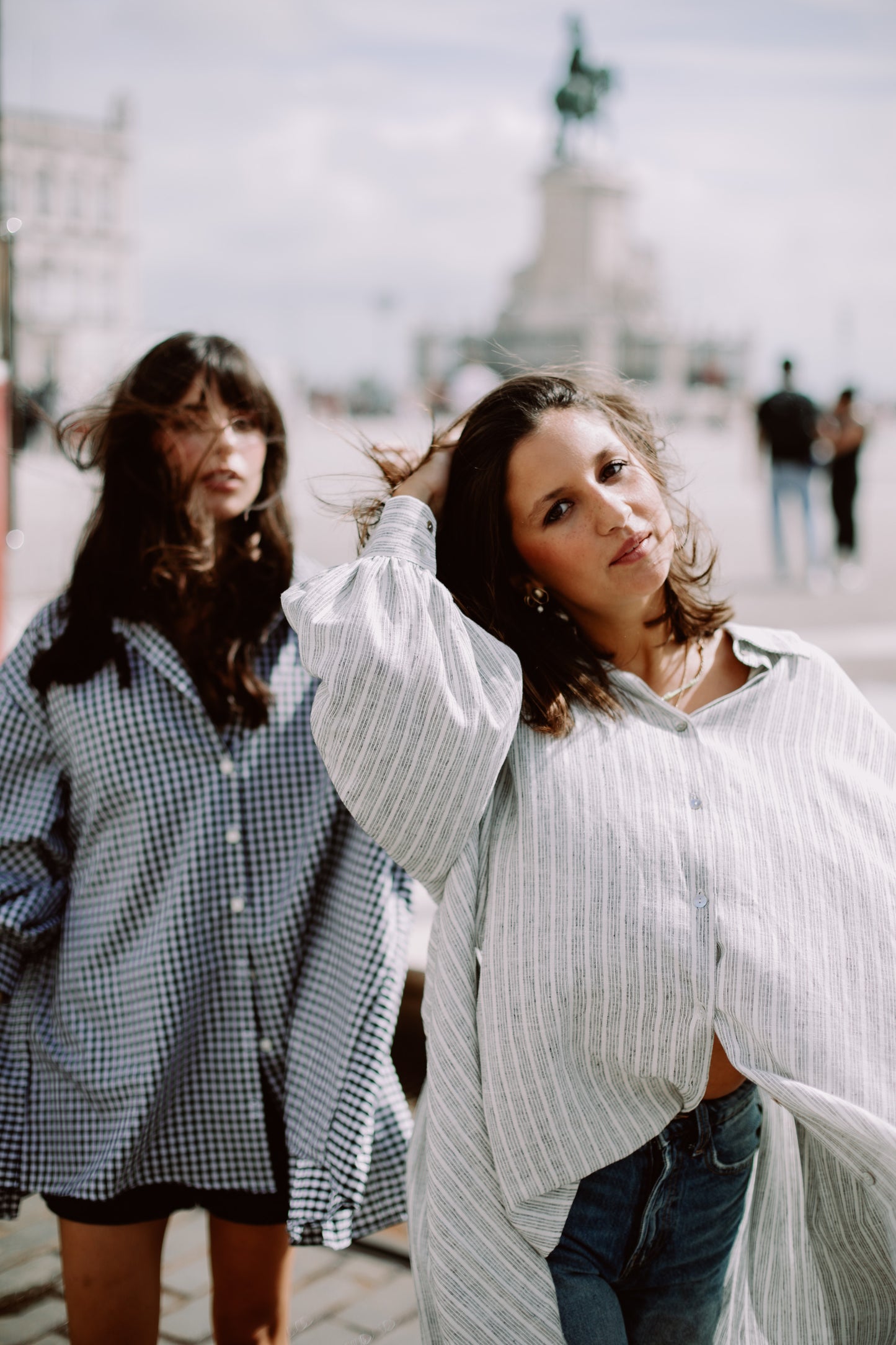 CAMISA FILOMENA | RISCAS Cinza