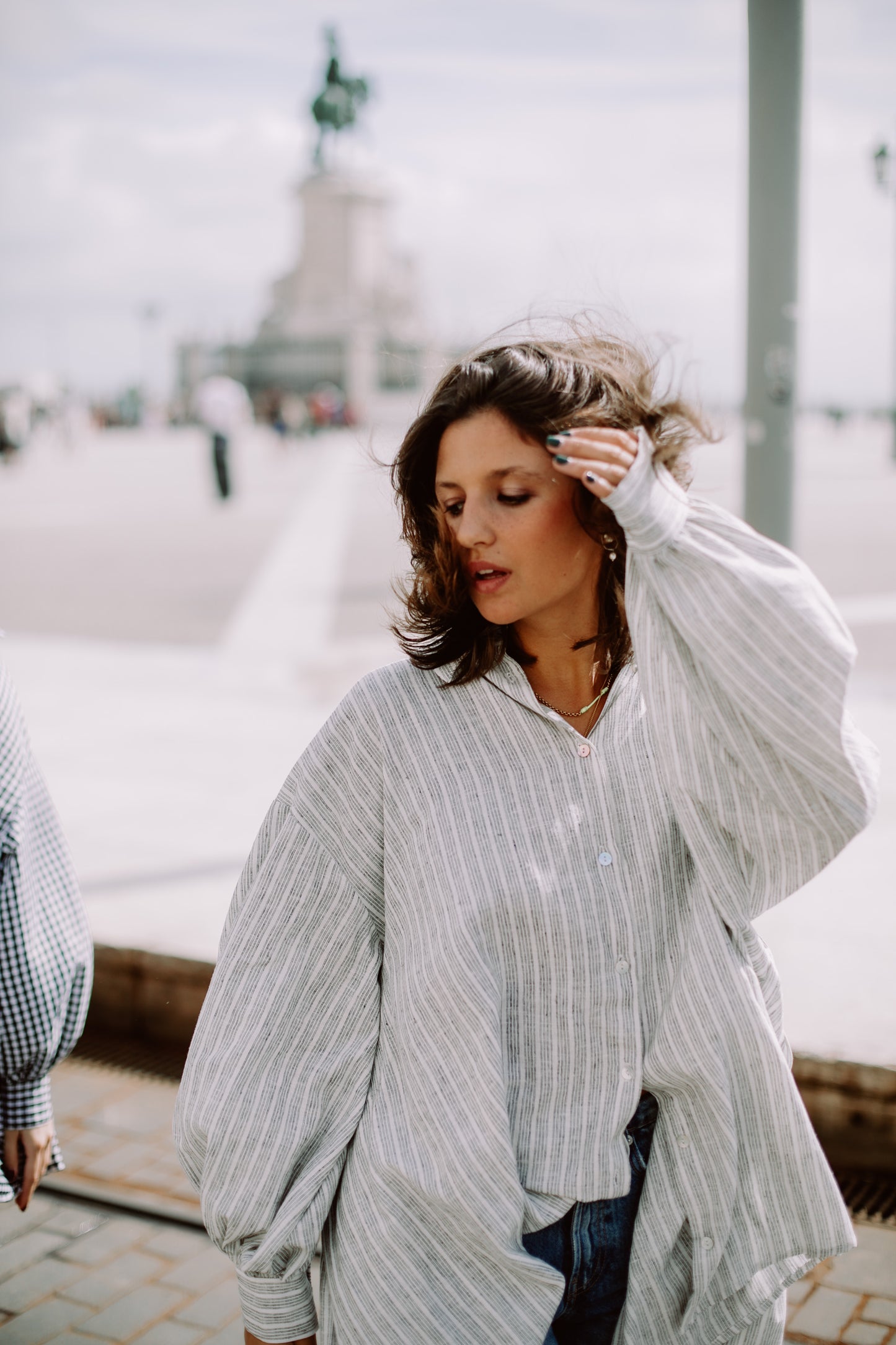 CAMISA FILOMENA | RISCAS Cinza