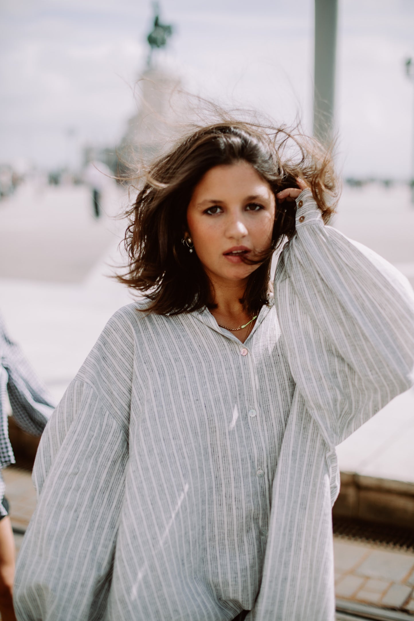 CAMISA FILOMENA | RISCAS Cinza