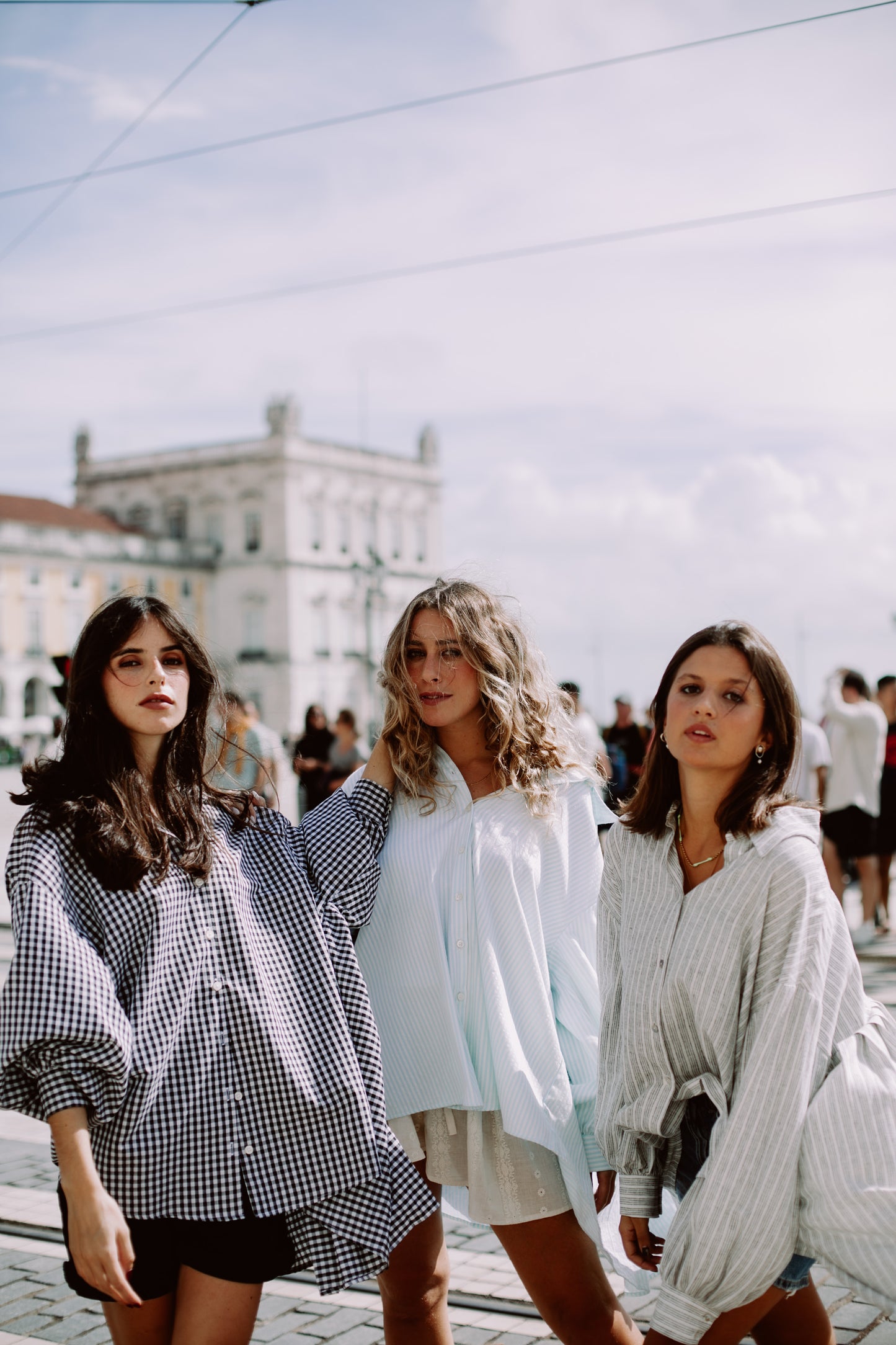 CAMISA FILOMENA | RISCAS Verde água