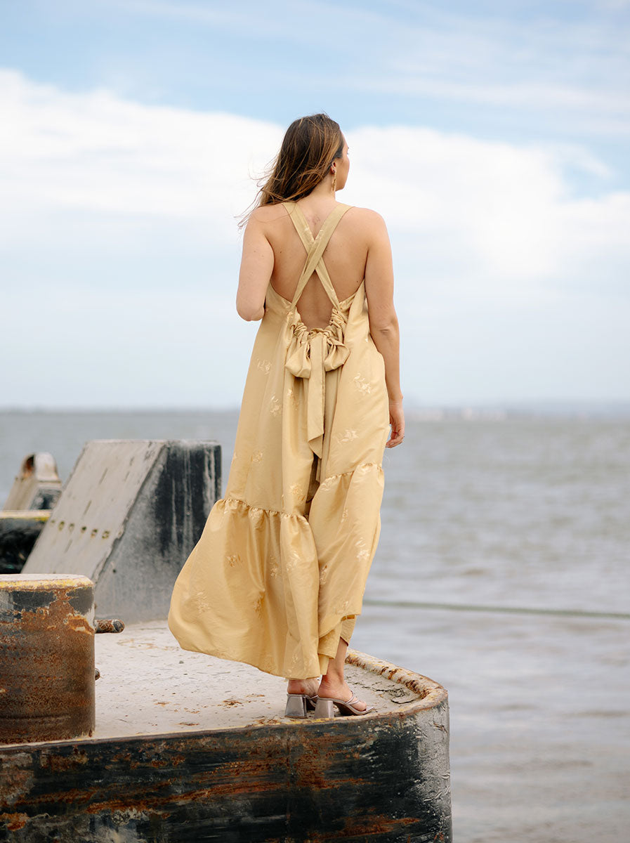 VESTIDO ISABEL | DOURADO