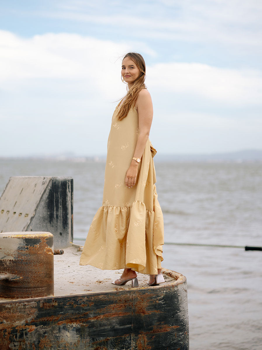 VESTIDO ISABEL | DOURADO