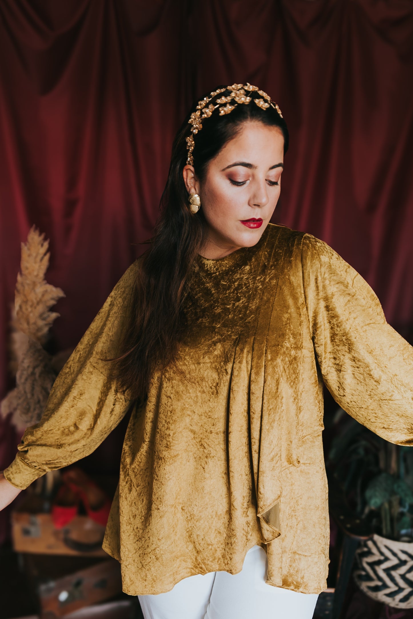 CAMISA Sara | Veludo