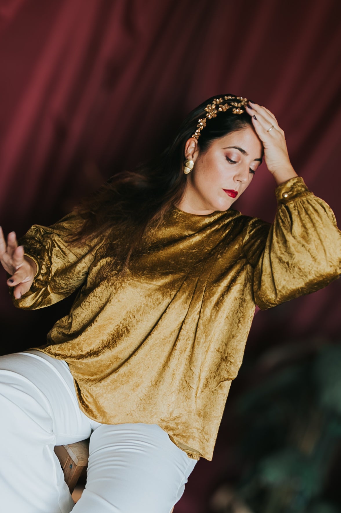 CAMISA Sara | Veludo