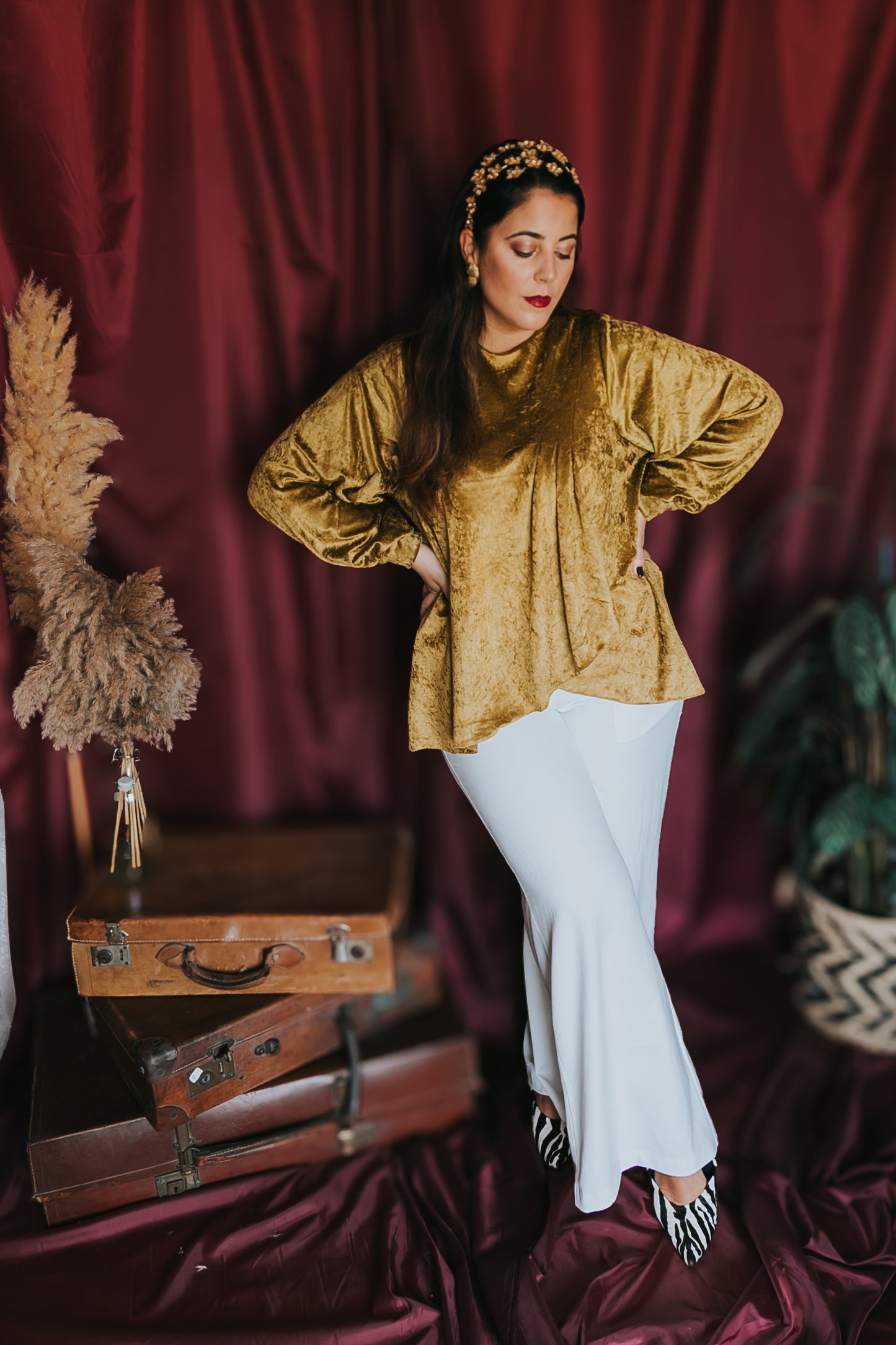 CAMISA Sara | Veludo