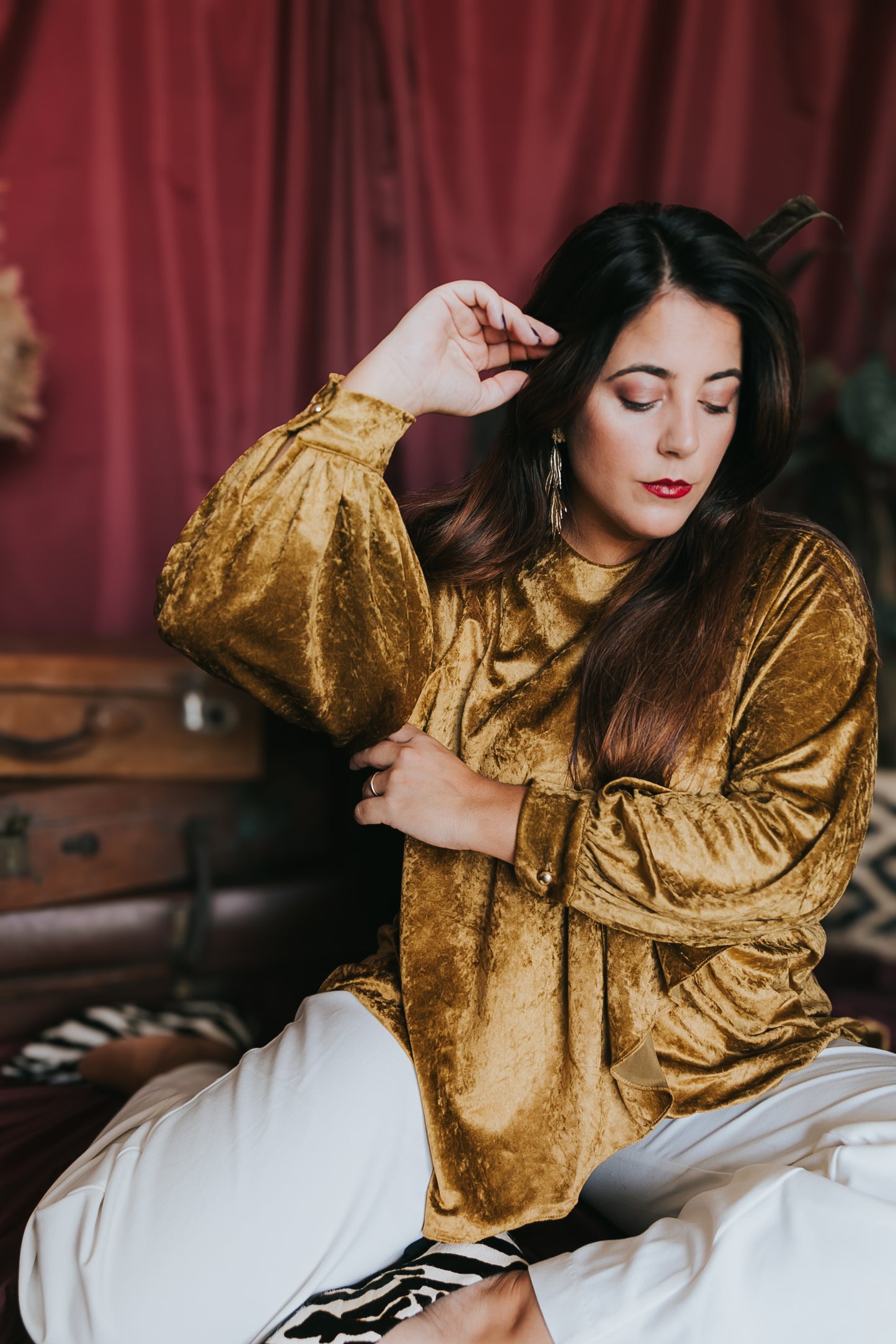 CAMISA Sara | Veludo