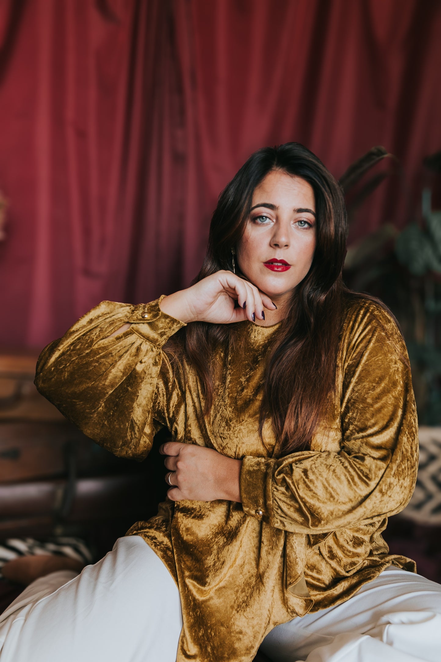 CAMISA Sara | Veludo