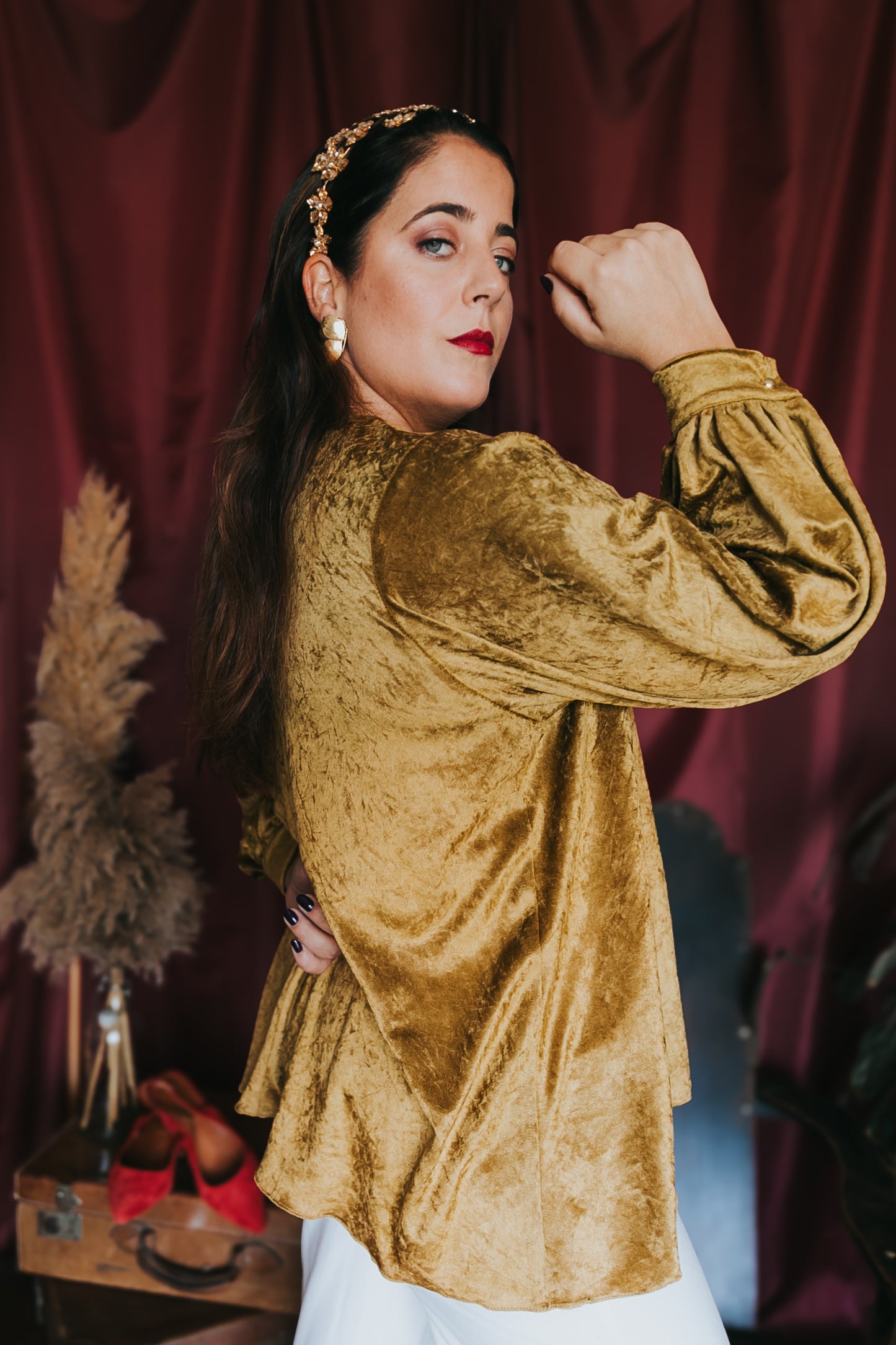 CAMISA Sara | Veludo